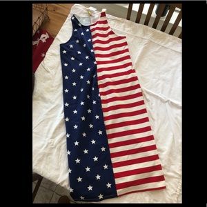 American flag body con dress